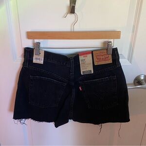 Levi's Black Jean Shorts